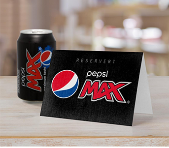 Black Pepsi Max card