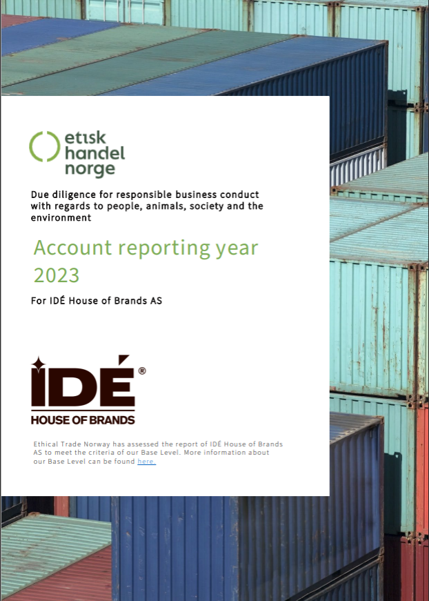 Ethical Trade Account reporting year 2023