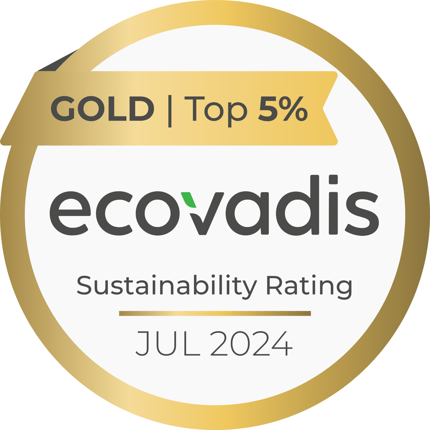 Billede af EvoVadis silver sustainability rating logo